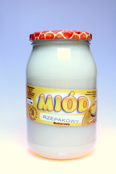 Polski eBazarek - Miód rzepakowy 1,2 kg - 1