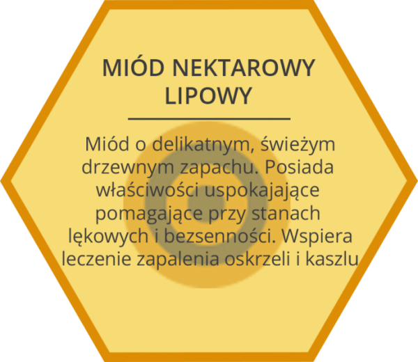 Polski eBazarek - Czysty miód nektarowy lipowy 1.25 kg - 1