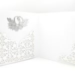 Polski eBazarek - Ręcznie wykonana Pamiątka Ślubu. Młoda Para. Kartka 3D. - 3