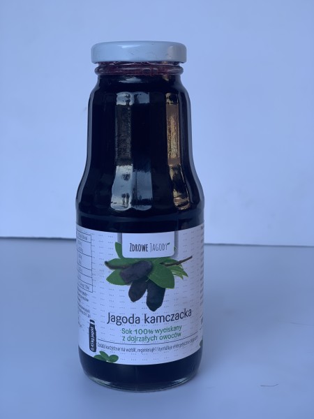 Polski eBazarek - Sok 100% wyciskany z dojrzałych owoców jagody kamczackie poj. 300ml - 1
