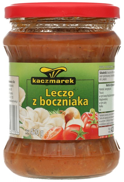 Polski eBazarek - Leczo z boczniaka w pomidorach Kaczmarek, 420 g - 1