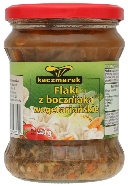 Polski eBazarek - Wegetriańskie flaki z boczniaka Kaczmarek, 440 g - 1