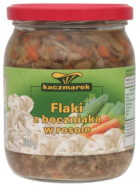 Polski eBazarek - Flaki z boczniaka w rosole Kaczmarek, 500 g - 1