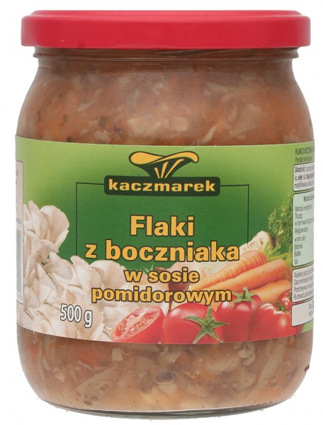 Polski eBazarek - Flaki z boczniaka w sosie pomidorowym, 500 g - 1