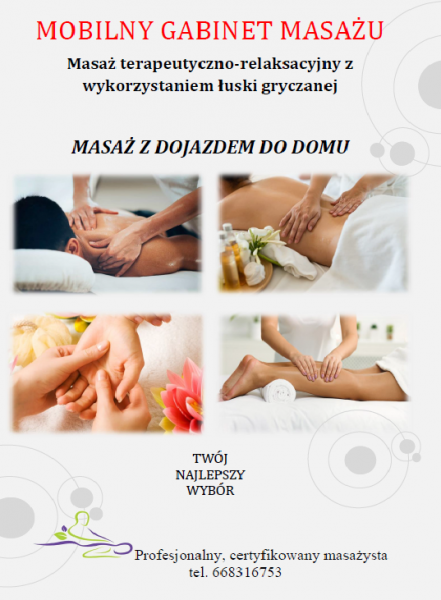 Polski eBazarek - Masaż z dojazdem do domu - 1