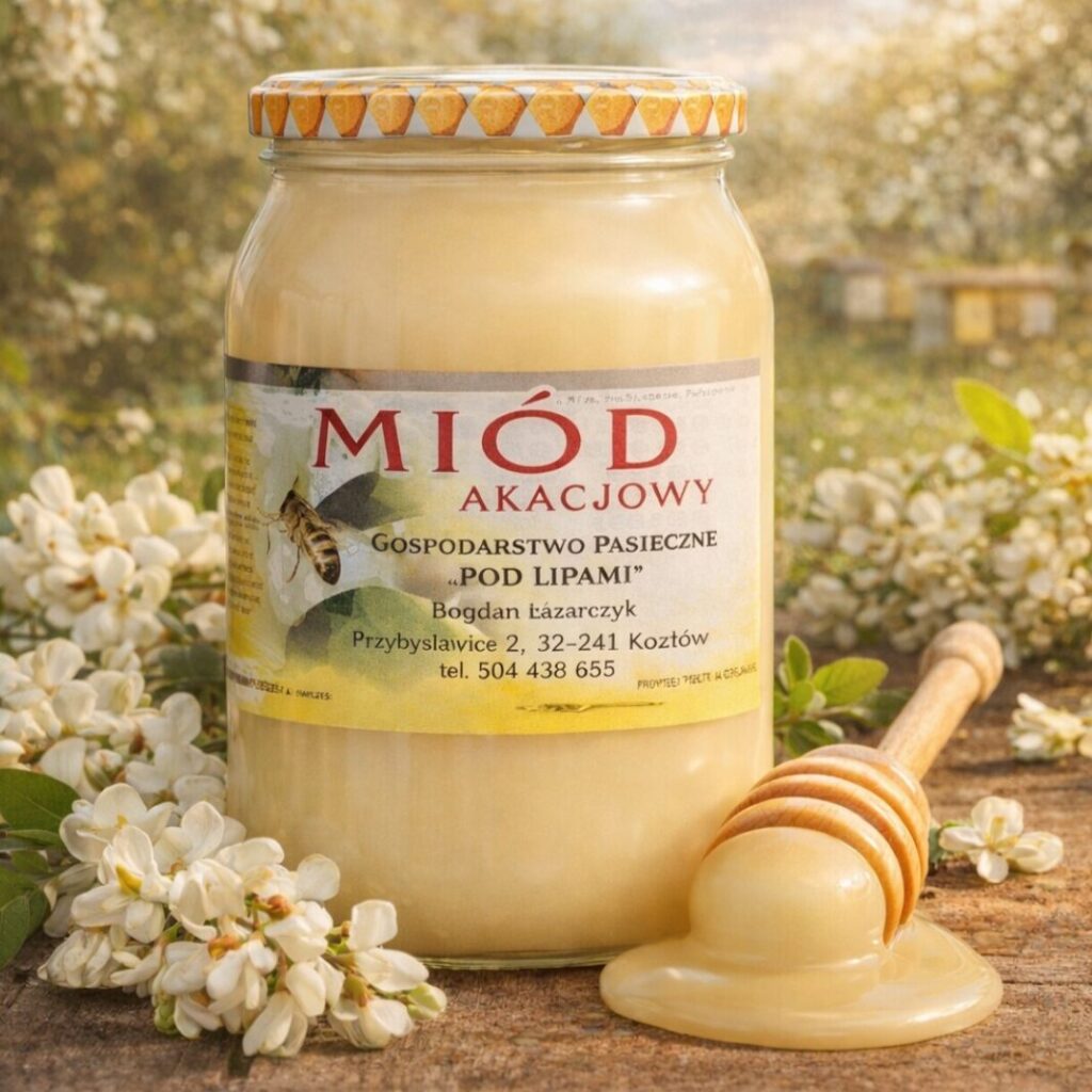 Polski eBazarek - Naturalny Miód Rzepakowy 2025 – Z własnej pasieki (RHD, Nadzór Weterynaryjny) - 1
