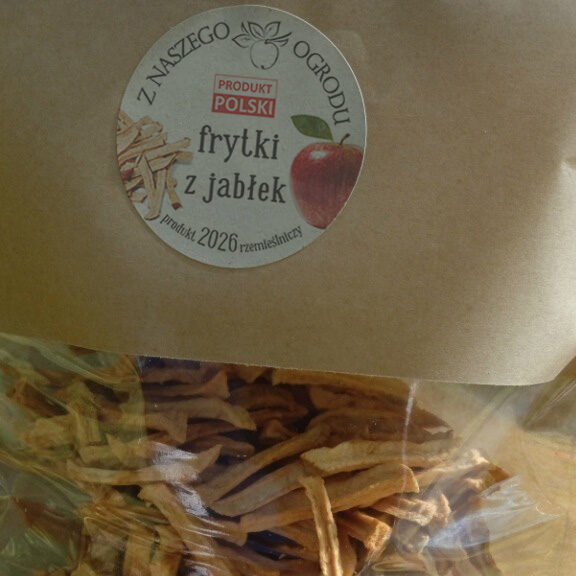 Polski eBazarek - Frytki z suszonych jabłek, 50 g - 1