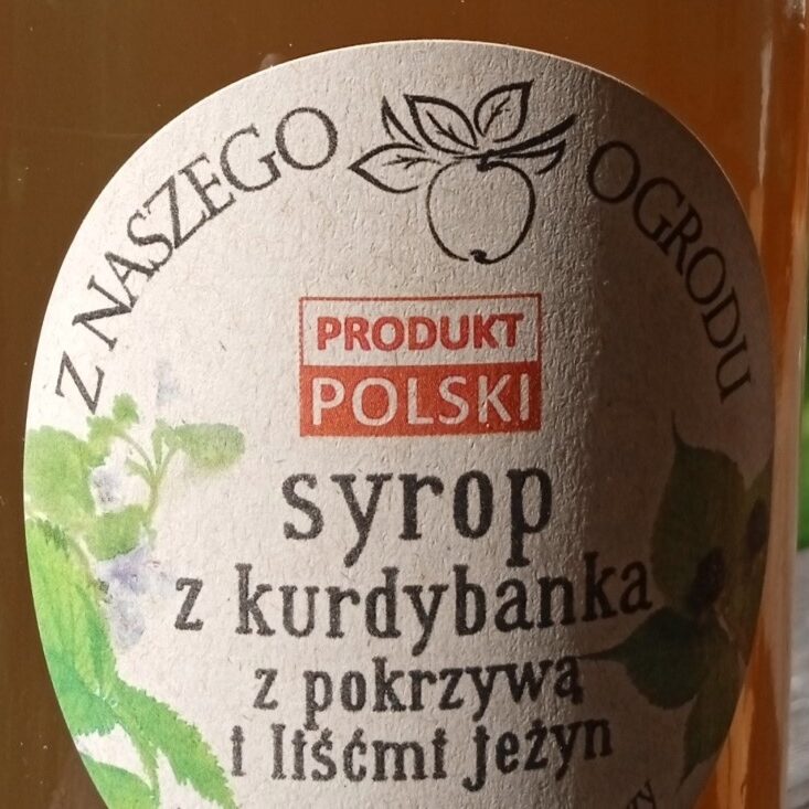 Polski eBazarek - Syrop z kurdybanka z pokrzywą i liśćmi jeżyn - 1