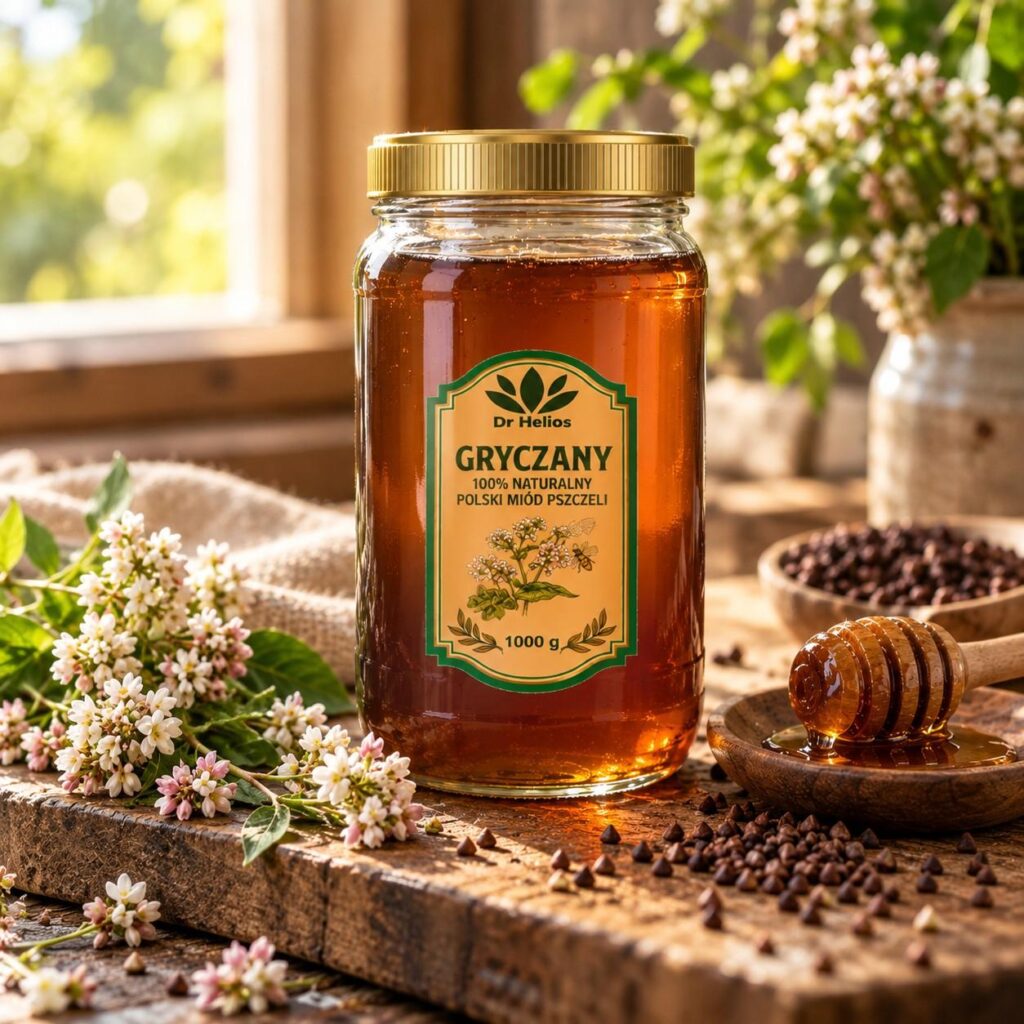 Polski eBazarek - Miód gryczany 1000g – Dr Helios Manufaktura - 1