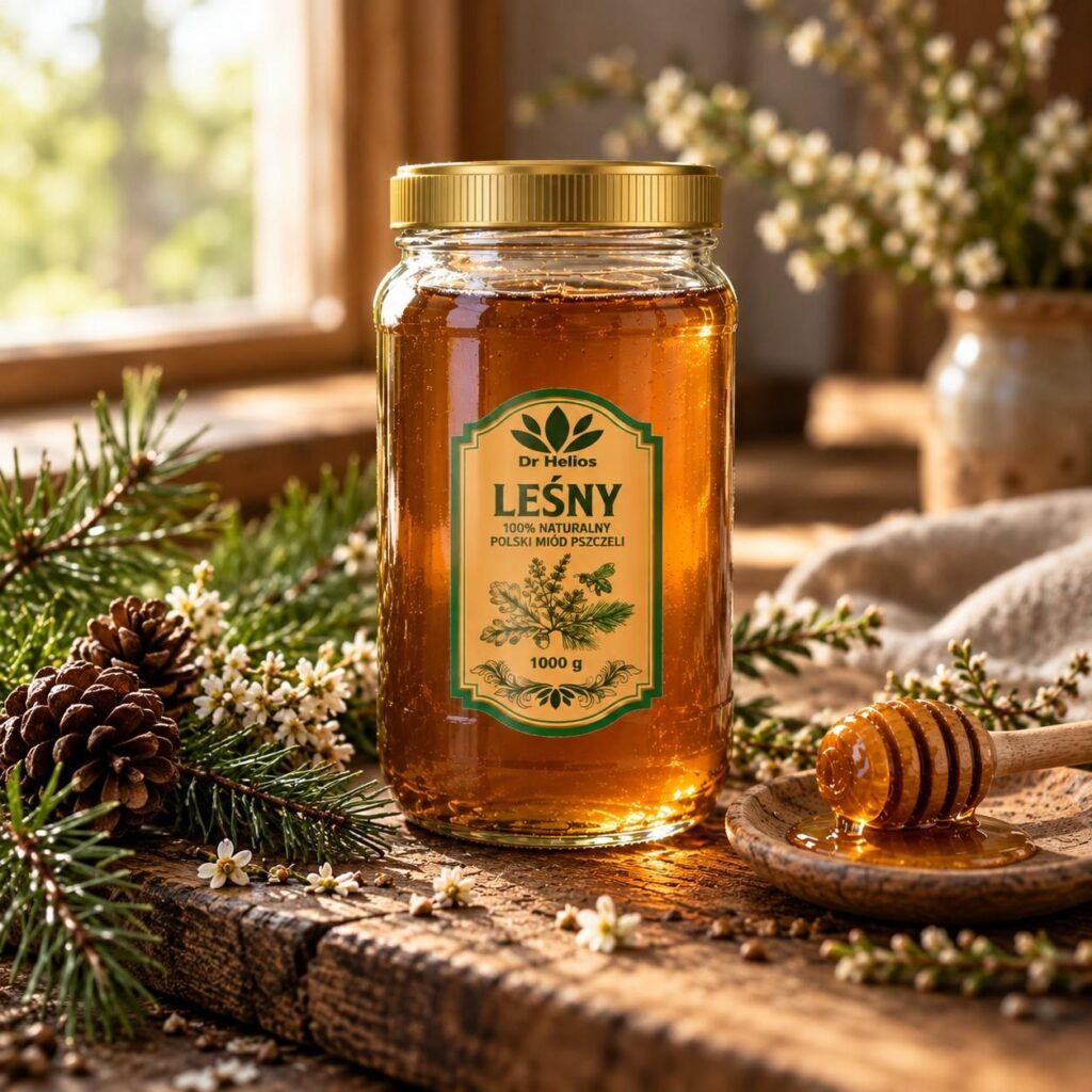 Polski eBazarek - Miód leśny 1000g – Dr Helios Manufaktura - 1
