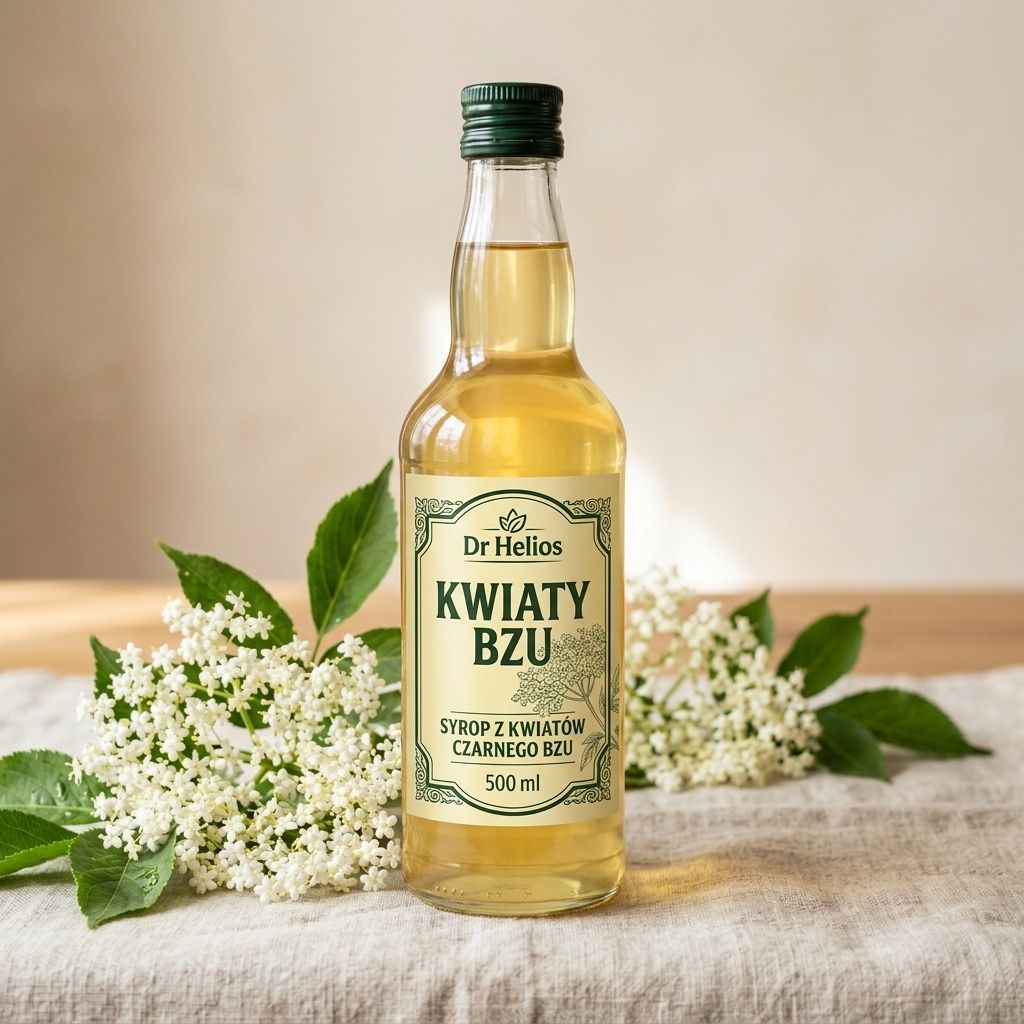 Polski eBazarek - Syrop z kwiatów czarnego bzu 500ml – Dr Helios Manufaktura - 1